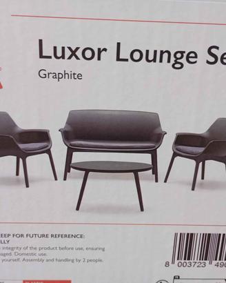Set salottino da esterno / giardino Luxor Lounge