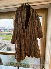 Giaccone duoble in vera pelle e Lepin Vintage