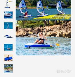 barca a vela aquaglide gonfiabile multisport 2,7