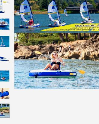 barca a vela aquaglide gonfiabile multisport 2,7