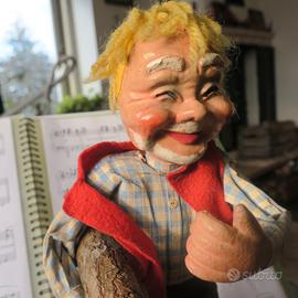 Mastro Geppetto con tronco anni 50/60