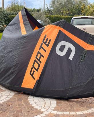 Kitesurf 9 metri + barra originale