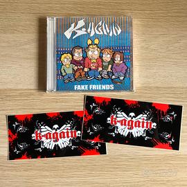 K-AGAIN Fale Friends cd adesivi nu-metal Korn