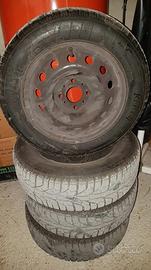 4 Gomme con cerchi 175 65 14 82T M+S 4 stagioni