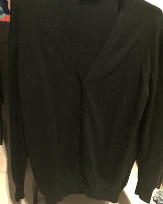 Cardigan originale Prada in pura lana vergine