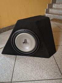 SUBWOOFER JL AUDIO 13W1v2-4 con cassa chiusa