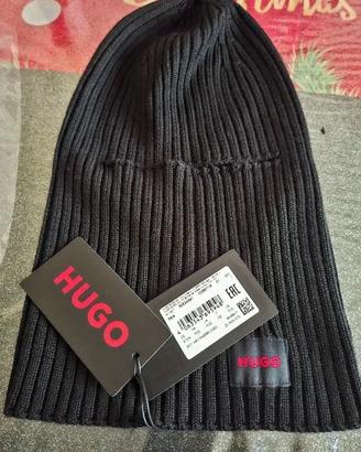 Berretto HUGO Xala Taglia Unica Uomo Nero