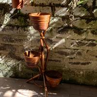 Portavasi bambù vintage