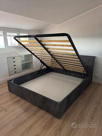 Letto contenitore matrimoniale