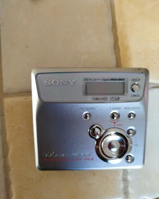 Walkman mini disc registratore con microfono