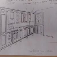 cucina in massello di ciliegio