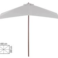 Ombrellone in Legno a Carrucola 4x3 M