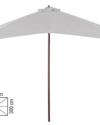 Ombrellone in Legno a Carrucola 4x3 M