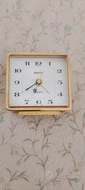Sveglia vintage SWIZA  quartz in ottone dorato