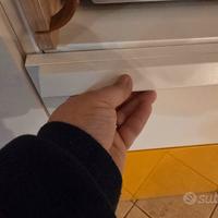 8 MANIGLIE IKEA BIANCHE E NERE