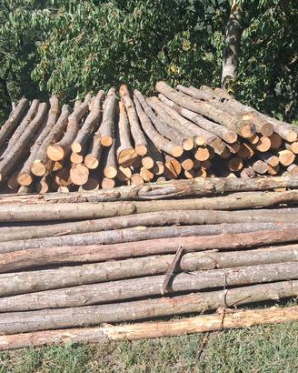 Pali in Legno di castagno