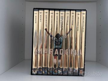 cofanetto 10 DVD collezzione Diego Maradona 