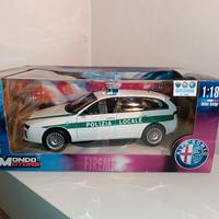 Alfa Romeo 159 Polizia Locale 1:18 Mondo Motors