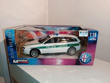 Alfa Romeo 159 Polizia Locale 1:18 Mondo Motors