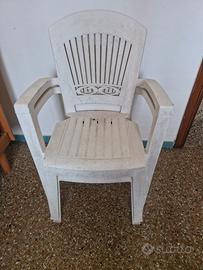 2 sedie da giardino esterno 