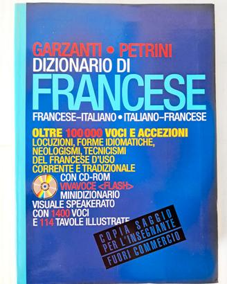 Dizionario Francese Italiano Garzanti - Petrini