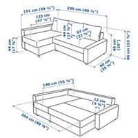 Divano letto Ikea FRIHETEN