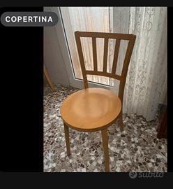 6 sedie in legno