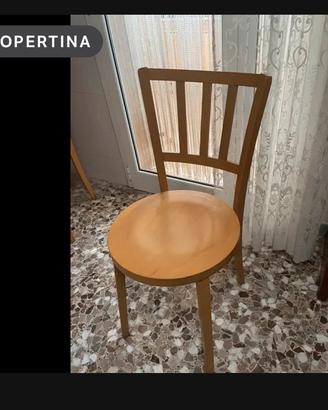 6 sedie in legno