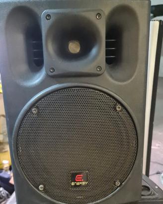 Coppia di casse Energy, 200W RMS