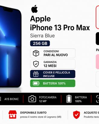 Apple iPhone 13 Pro Max Sierra Blue 256 GB