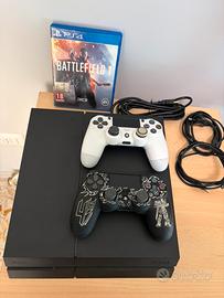 PlayStation 4 fat 1tb+ 2 joystick+ 1 gioco