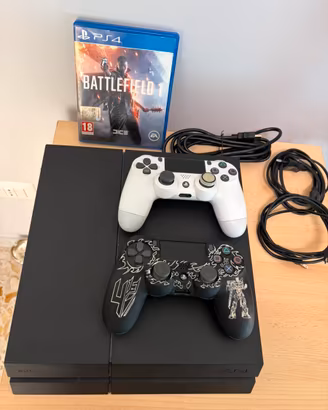 PlayStation 4 fat 1tb+ 2 joystick+ 1 gioco