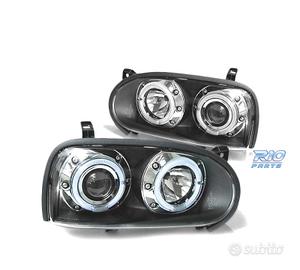 FARI VOLKSWAGEN VW GOLF 3 ANGEL EYES NERI