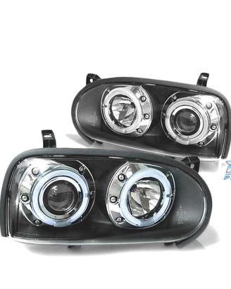 FARI VOLKSWAGEN VW GOLF 3 ANGEL EYES NERI