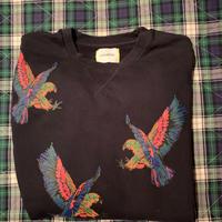 Felpa iceberg blu scuro originale tg. m