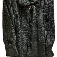 Pelliccia astrakan (persiano) nera vintage