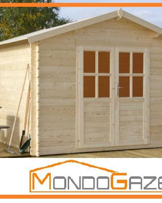 Casa legno Smeraldo 3x3 34 mm casetta ricovero NEW