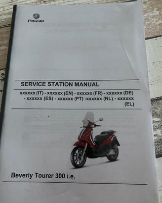 Manuale manutenzione e riparazione Piaggio Beverly