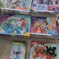 Lotto vari puzzle e gioco sapientino bambini