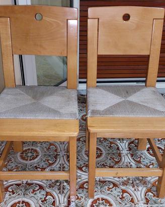 Sedie da cucina legno massello