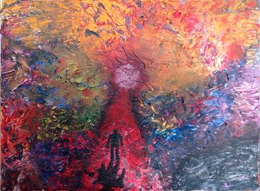 Dipinto su tela ad olio cm 19x24