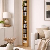IKEA BENNO libreria slim 202cm – legno naturale