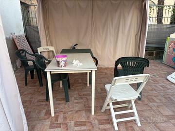 Tavolo con gazebo
