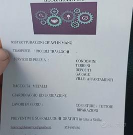 Settore pulizie generali