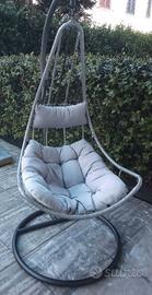 SEDIA DONDOLO DA GIARDINO O TERRAZZO