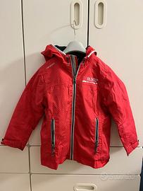 Giacca impermeabile Tribord Decathlon bimba/bimbo