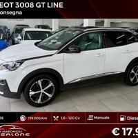 Peugeot 3008 BlueHDi 120 S&S GT Line FINANZIABILE