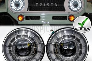 Fari LED per Land Cruiser BJ FJ OMOLOGATI Angel