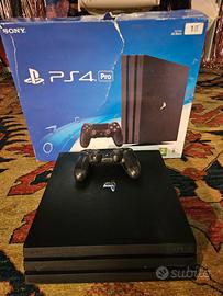 PS4 PRO - 1TB -fw.11.00 + CONTROLLER + Scatola