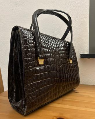 Borsa vero coccodrillo